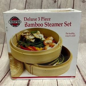 Bamboo Steamer Set